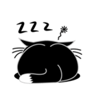 ねことんとん 黒猫の日常会話01（個別スタンプ：36）