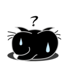 ねことんとん 黒猫の気持ち01（個別スタンプ：33）