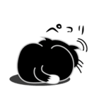 ねことんとん 黒猫の気持ち01（個別スタンプ：35）