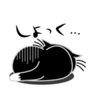 ねことんとん 黒猫の気持ち01（個別スタンプ：36）