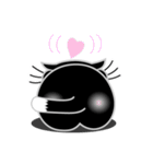ねことんとん 黒猫の身振り01（個別スタンプ：2）