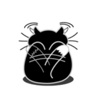 ねことんとん 黒猫の身振り01（個別スタンプ：16）