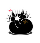 ねことんとん 黒猫の身振り01（個別スタンプ：26）