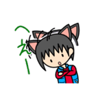 猫人間！（個別スタンプ：5）