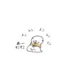 のほほんらっことご近所あざらし（個別スタンプ：16）