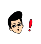 サングラスと優しい世界（個別スタンプ：3）