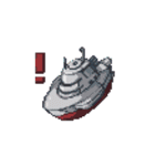 アズールレーンドット絵スタンプ 潜水艦（個別スタンプ：16）