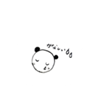 手書きラブラブパンダ（個別スタンプ：7）
