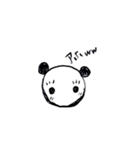 手書きラブラブパンダ（個別スタンプ：9）