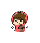 マとまーちゃん（個別スタンプ：1）