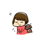 マとまーちゃん（個別スタンプ：9）