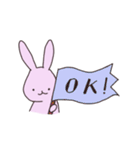 うさぎのぽち（個別スタンプ：3）