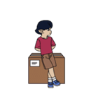 かわいいエルフ少年ステッカー Erin（個別スタンプ：38）