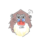 らくがきマンドリル（個別スタンプ：2）