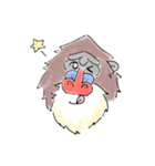 らくがきマンドリル（個別スタンプ：4）