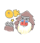 らくがきマンドリル（個別スタンプ：5）