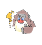 らくがきマンドリル（個別スタンプ：8）