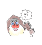 らくがきマンドリル（個別スタンプ：20）