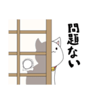 丸くて白いネコちゃん（個別スタンプ：6）