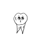 いがいとリアルな歯（個別スタンプ：11）