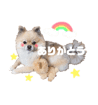 ふわふわラクちゃんの日常（個別スタンプ：6）