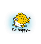 ふぐの生活01(英語)（個別スタンプ：2）