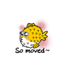 ふぐの生活01(英語)（個別スタンプ：4）