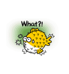 ふぐの生活01(英語)（個別スタンプ：5）