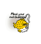 ふぐの生活01(英語)（個別スタンプ：15）