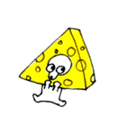 チーズ大好きねずみのグレーくん❣️（個別スタンプ：12）
