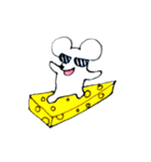 チーズ大好きねずみのグレーくん❣️（個別スタンプ：26）
