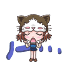 猫帽子の少女（個別スタンプ：8）