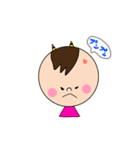 ツノ坊やの日常（個別スタンプ：3）