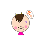 ツノ坊やの日常（個別スタンプ：4）