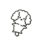 トイプードルのロビン（個別スタンプ：21）