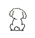 トイプードルのロビン（個別スタンプ：24）