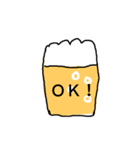 ビール好きの為のスタンプ（個別スタンプ：5）