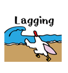 波乗りトリー 英語バージョン（個別スタンプ：22）