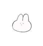まがおなうさぎ（個別スタンプ：1）