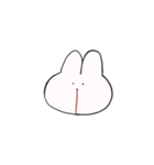 まがおなうさぎ（個別スタンプ：4）