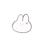 まがおなうさぎ（個別スタンプ：6）