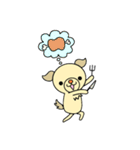 うちのワンコ  チワックス(遊ぼうver.)（個別スタンプ：3）