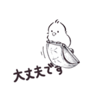 シンプルなクマとトリのスタンプ‹敬語›（個別スタンプ：8）