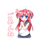 女の子のリアクション集（個別スタンプ：9）