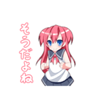 女の子のリアクション集（個別スタンプ：10）