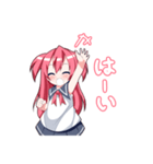女の子のリアクション集（個別スタンプ：15）