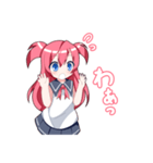 女の子のリアクション集（個別スタンプ：19）