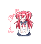 女の子のリアクション集（個別スタンプ：22）