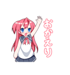 女の子のリアクション集（個別スタンプ：26）