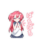 女の子のリアクション集（個別スタンプ：31）